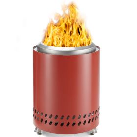 Smokeless Fire Pit, 304 Stainless Steel Tabletop Firepit Wood Pellets Burning Fire Pits for Camping, Bonfire