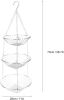 3-Layers Hanging Basket Stainless Steel Fruit Vegetable Flower Basket Storage Holder Home Decoration Basket Kitchen Hanging Rack