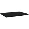 Bookshelf Boards 8 pcs Black 15.7"x11.8"x0.6" Engineered Wood