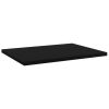 Bookshelf Boards 4 pcs Black 15.7"x11.8"x0.6" Engineered Wood
