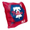 Phillies OFFICIAL MLB "Connector" Double Sided Velvet Pillow; 16" x 16"