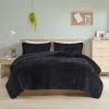 Shaggy Long Fur Comforter Mini Set