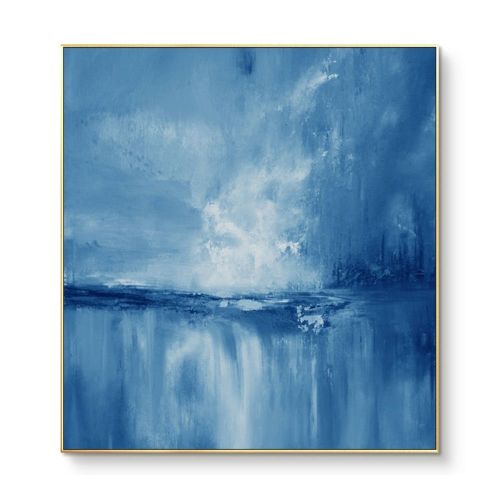 Blue Art Hand Abstract Oil Painting On Canvas Modern Pictures For Living Room Hotel Wall Home Decoration No Framed Blue Art Hand Abstract Oil Painting On Canvas Modern Pictures For Living Room Hotel Wall Home Decoration No Framed