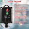 Solar Christmas Candy Cane Lights with 12 Candies 72LEDs Outdoor Christmas Decorations IP44 Waterproof Flickering Pathway Markers String Lights with 8